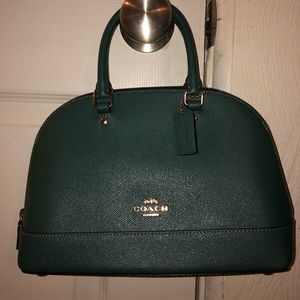 Mini Coach Satchel Never Used Turquoise